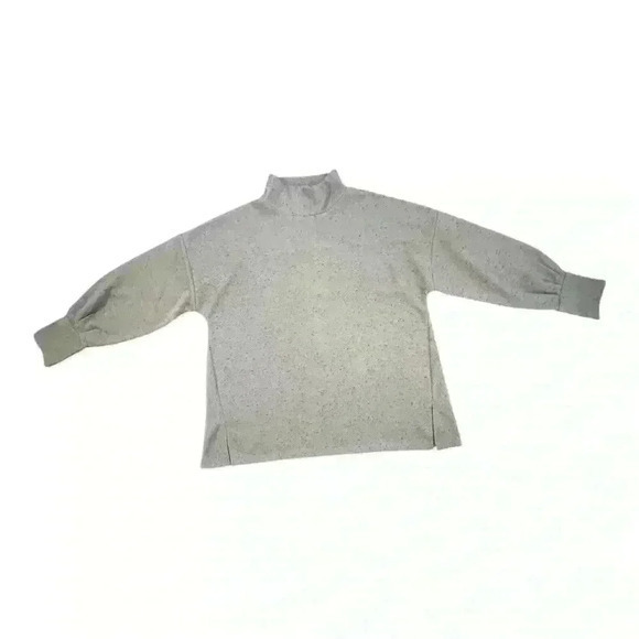 DG2 Diane Gilman Gray Speckled Turtleneck Sweater - Size M - Picture 7 of 8